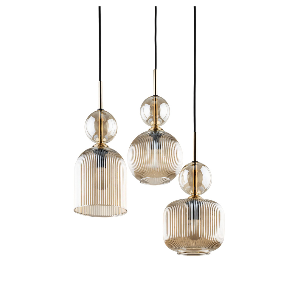 SOPHIA COGNAC LAMPA WISZACA 3XE14