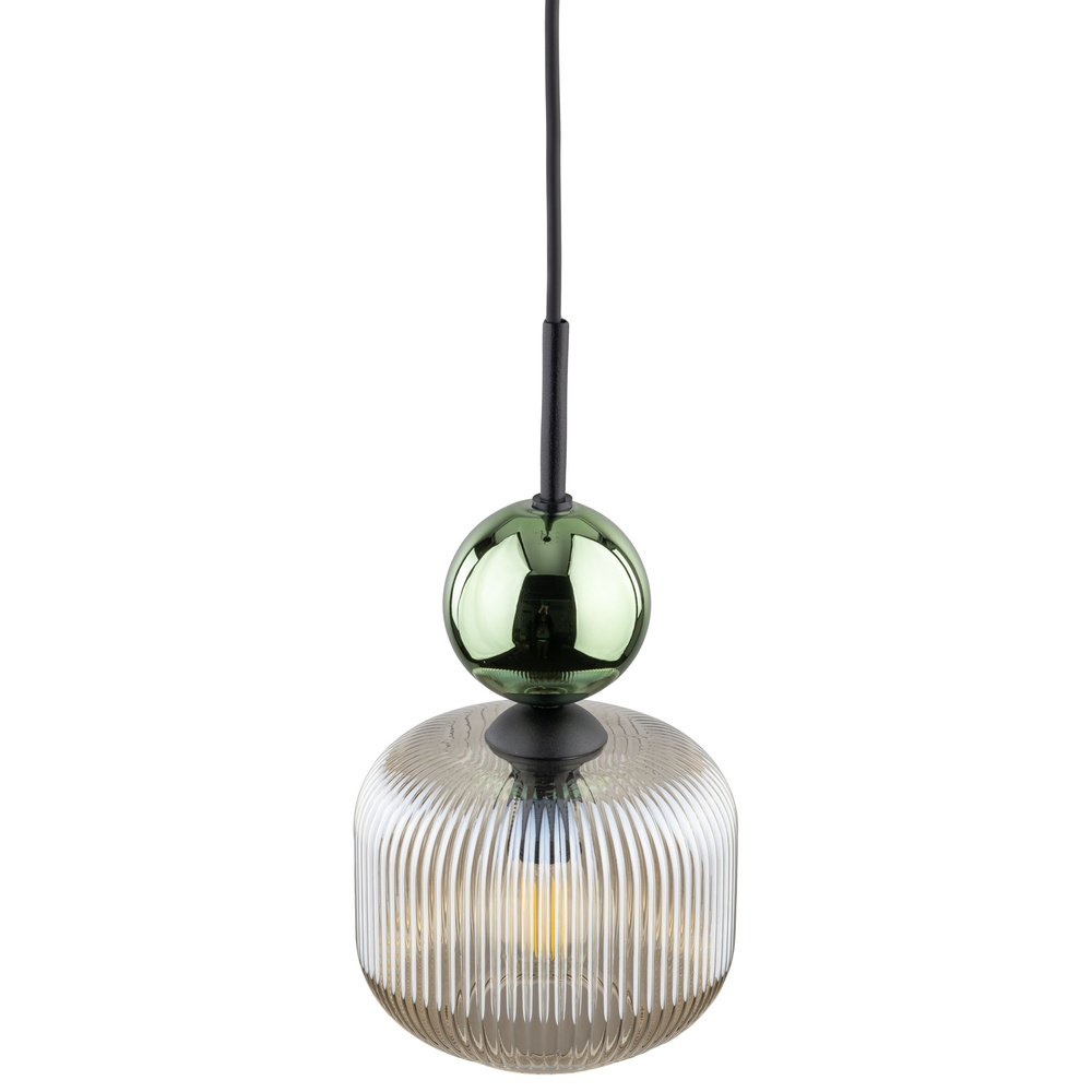 SOPHIA GREEN COGNAC LAMPA WISZĄCA 1XE14