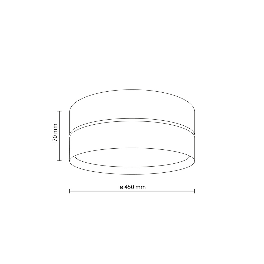 CALMA LAMPA SUFITOWA 450