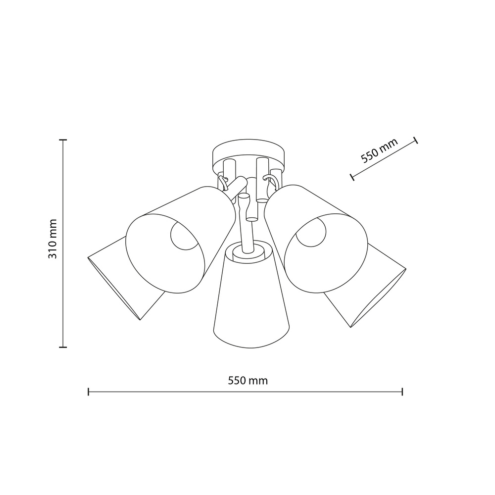 VAIO SABIA LAMPA SUFITOWA 5XE27