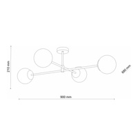 SARIUS GOLD LAMPA SUFITOWA 4