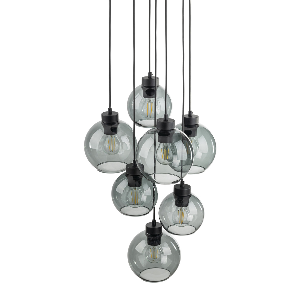 CUBUS GRAPHITE LAMPA WISZĄCA 7 KOŁO