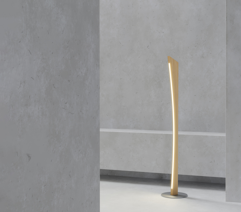 Lampa podłogowa ZIAD drewno dębowe DIMM 6017401800000