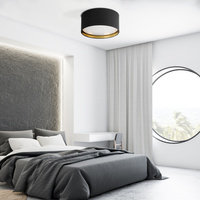 BILBAO BLACK/GOLD LAMPA SUFITOWA 4  450