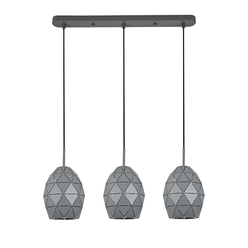 EGANA GRAPHITE LAMPA WISZĄCA 3XE27