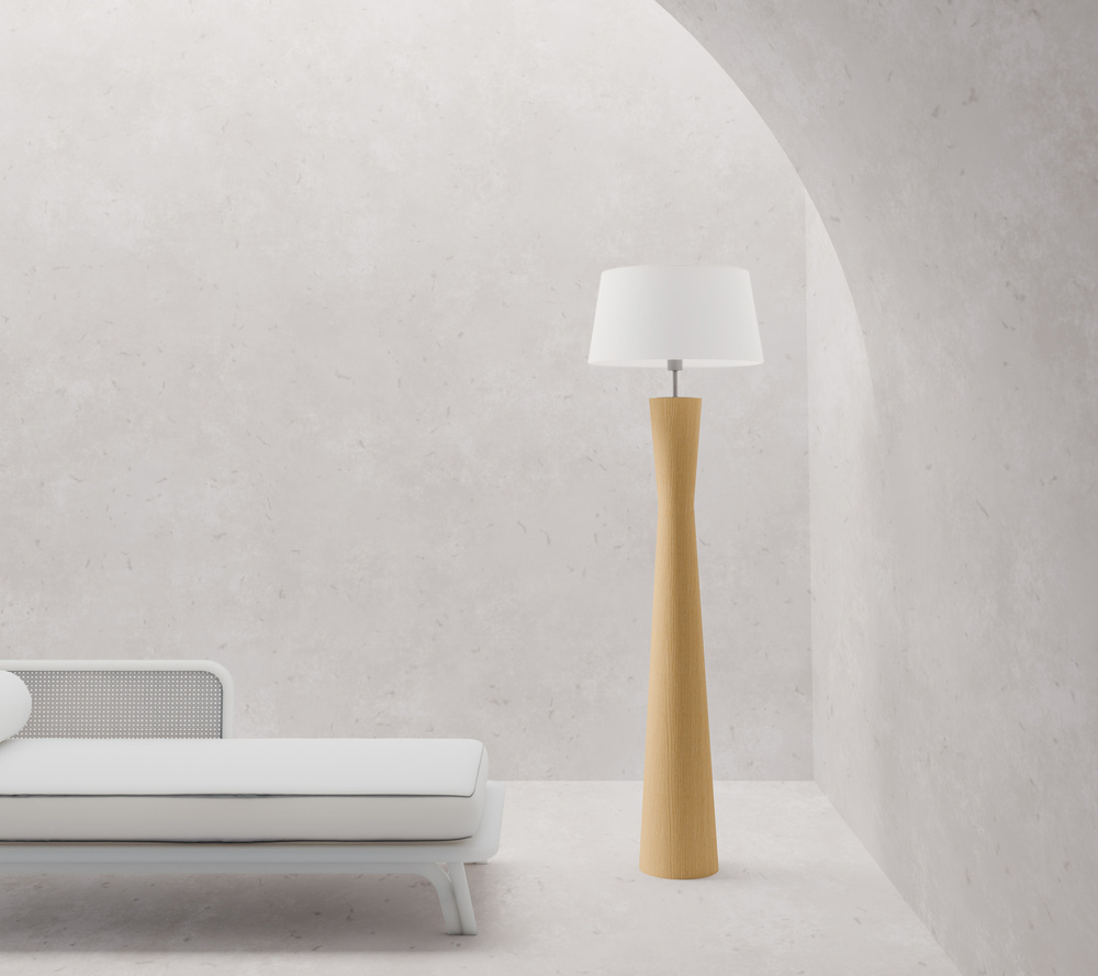 Lampa podłogowa AZALEA drewno dębowe 6017406611790