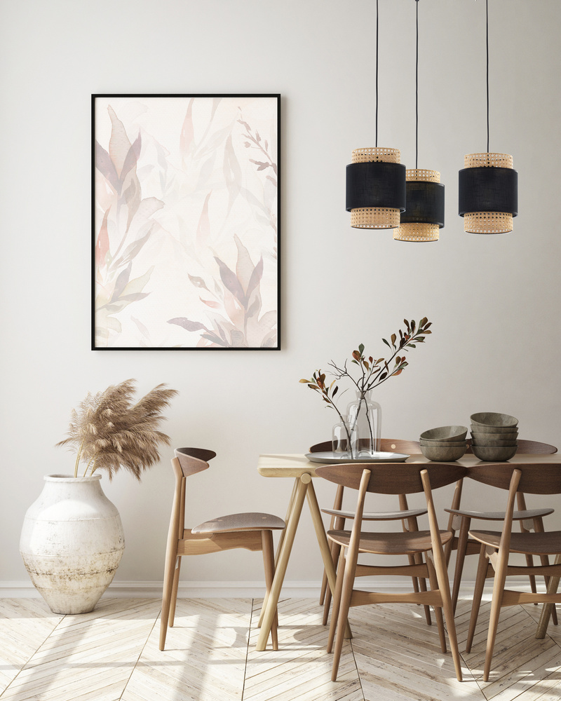 BOHO BLACK LAMPA WISZĄCA 3