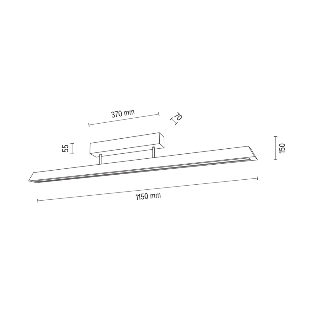 Lampa sufitowa DEROTT drewno dębowe 4037409100000