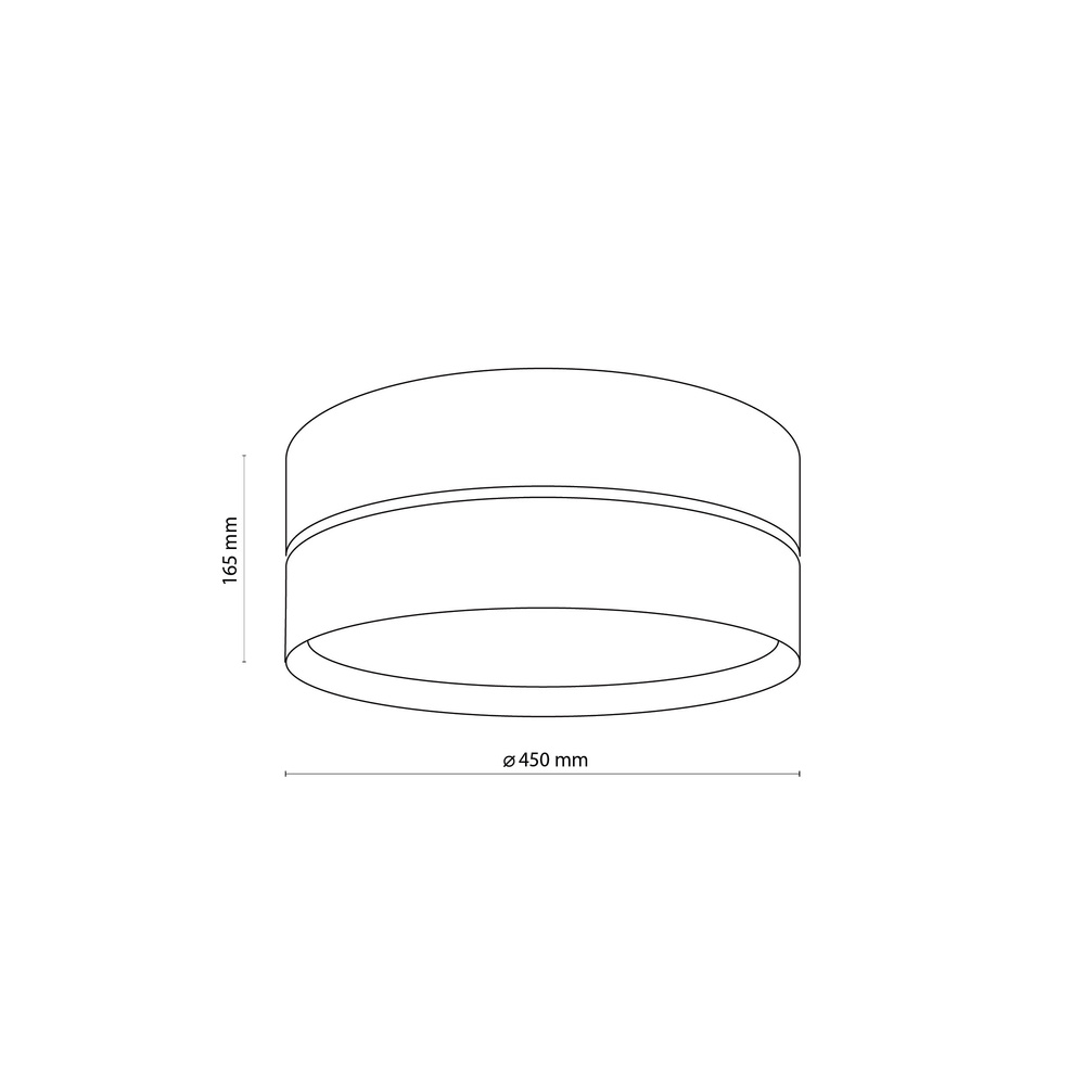HILTON WHITE/GOLD LAMPA SUFITOWA 4 450