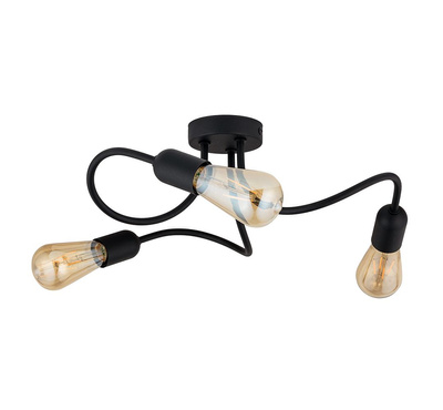 WAVE BLACK LAMPA SUFITOWA 3 E27