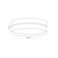 LINOBIANCO LAMPA SUFITOWA 4