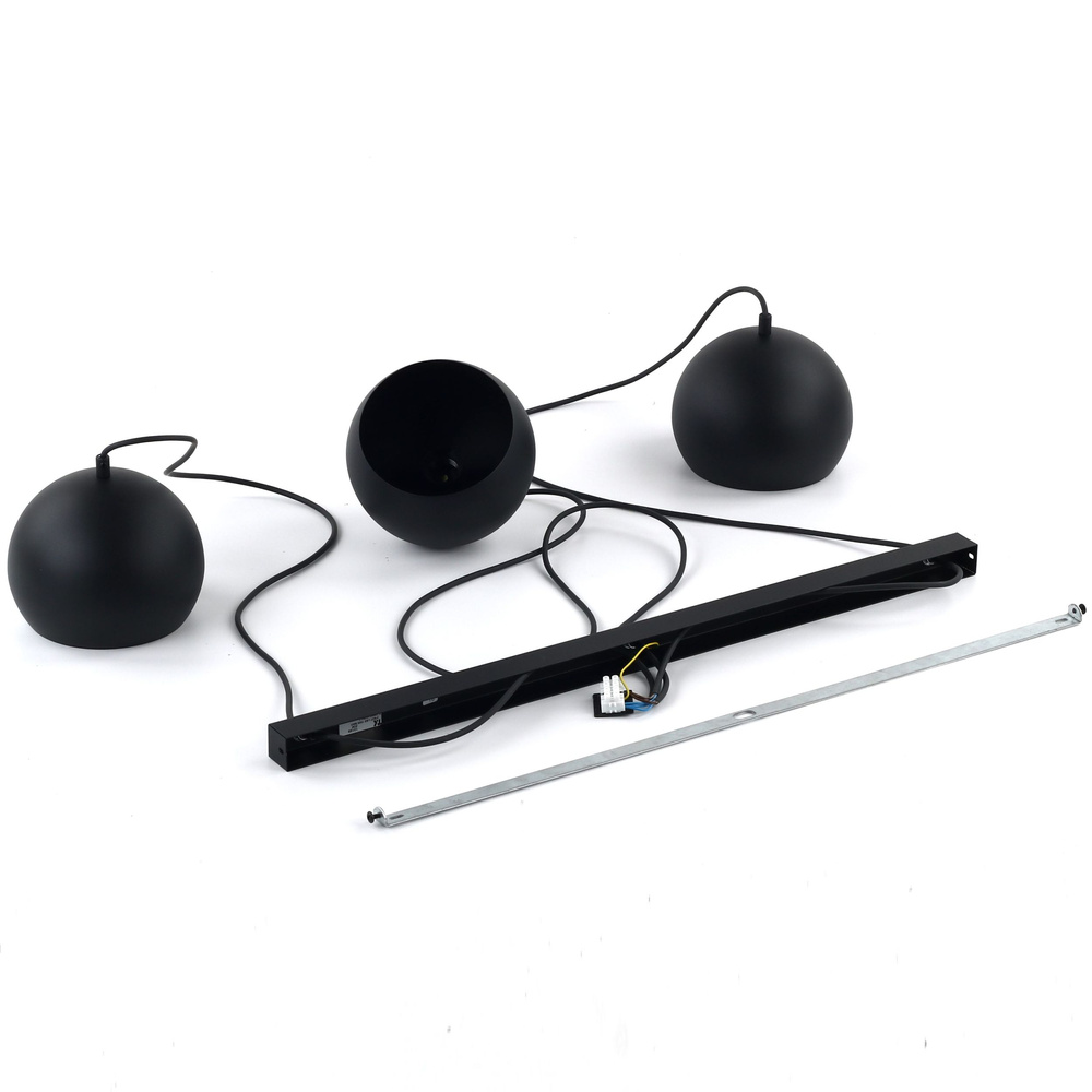 ZOE BLACK LAMPA WISZACA 3 S