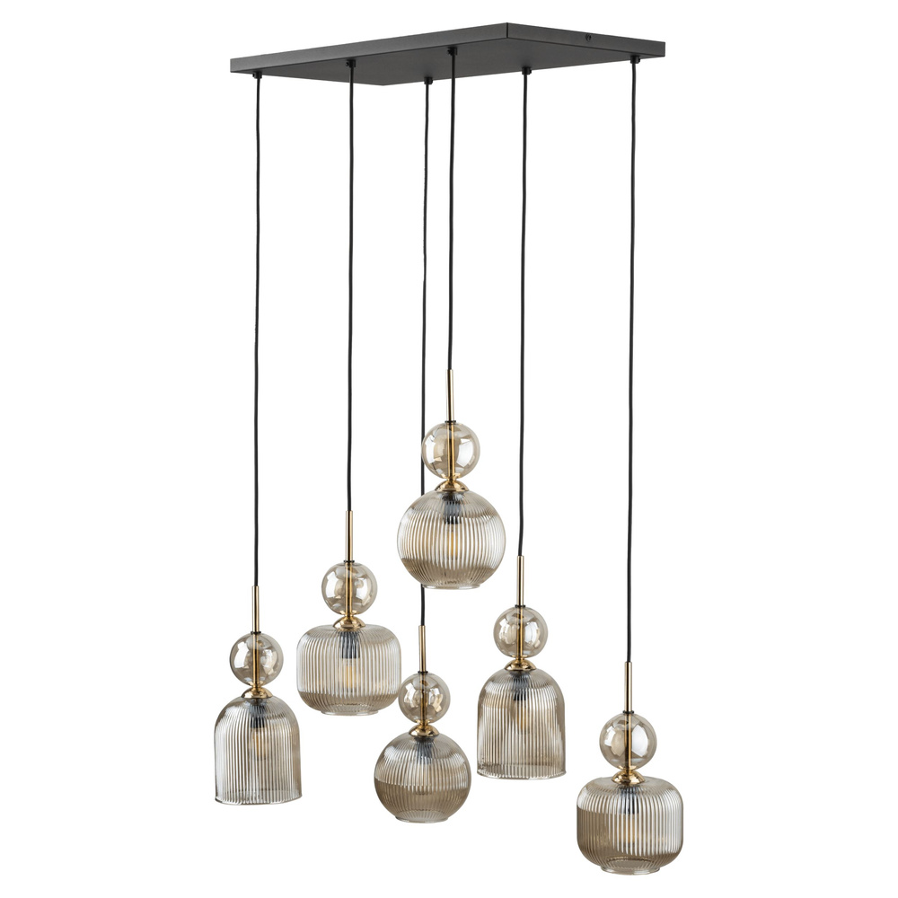 SOPHIA COGNAC LAMPA WISZĄCA 6XE14