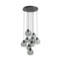 CUBUS GRAPHITE LAMPA WISZĄCA 9 KOŁO