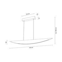 Lampa wisząca DUBAI drewno dębowe DIMM Up&Down 1017401400000