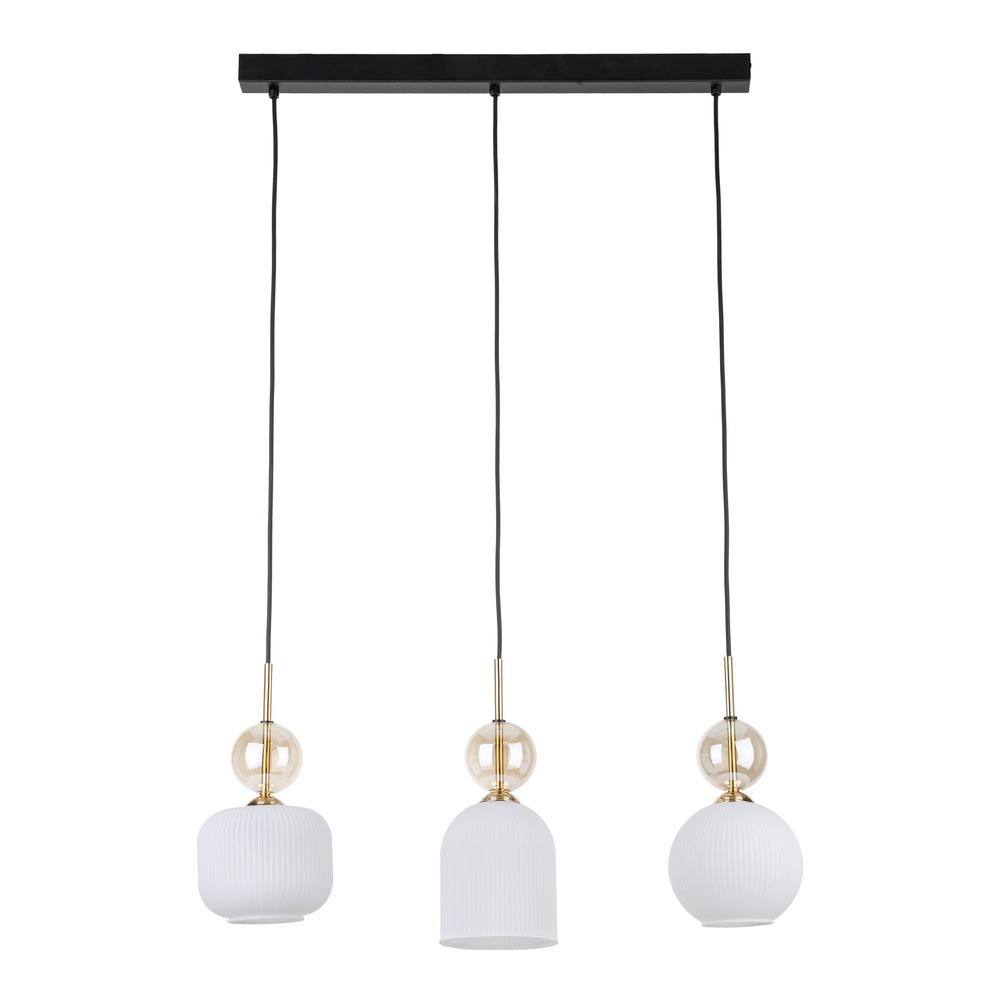 SOPHIA COGNAC WHITE LAMPA WISZĄCA 3XE14