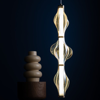 ELVA BRASS LAMPA WISZĄCA LED 22W