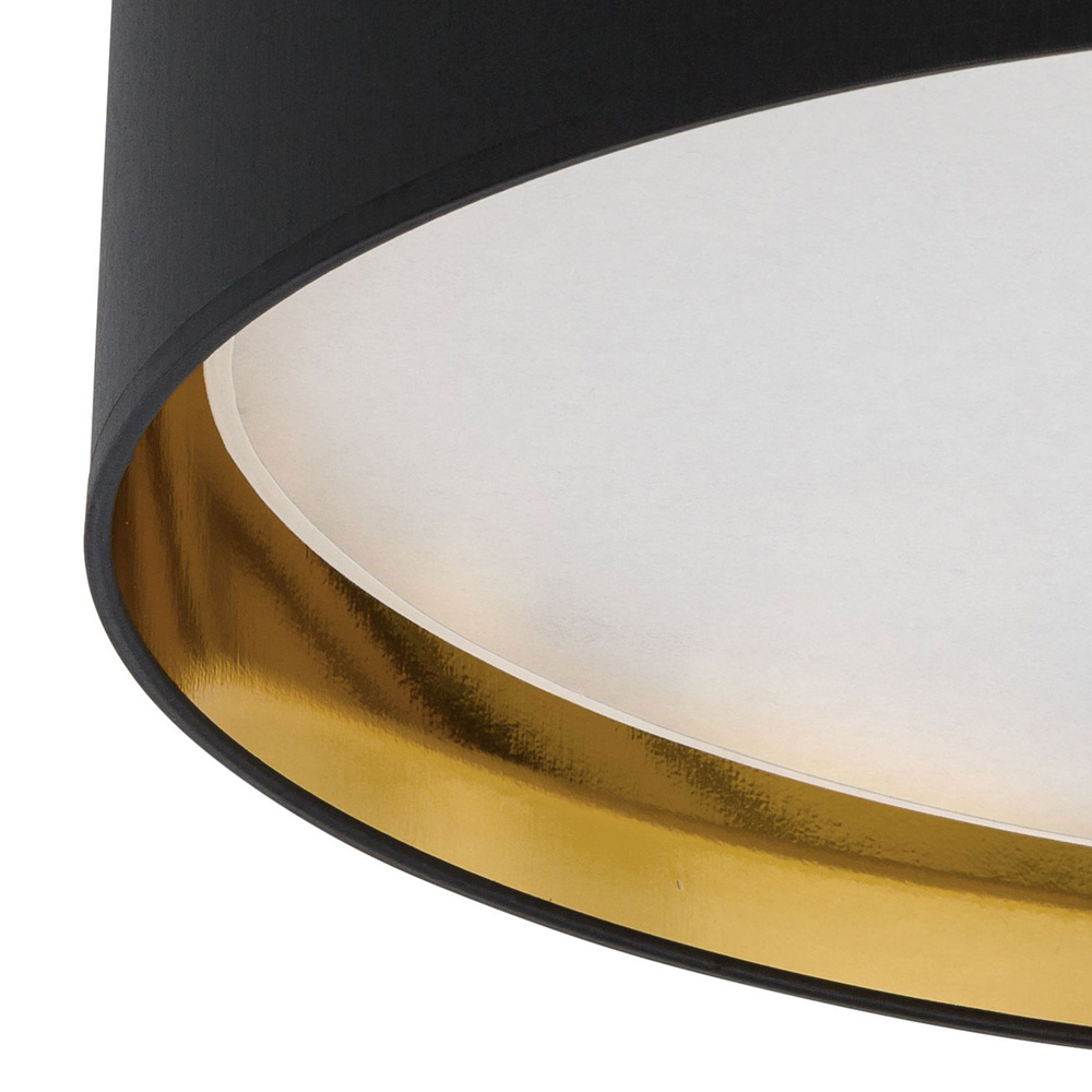 BILBAO BLACK/GOLD LAMPA SUFITOWA 4 600