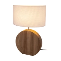 Lampa stołowa LOGAN drewno dębowe 7017411611535
