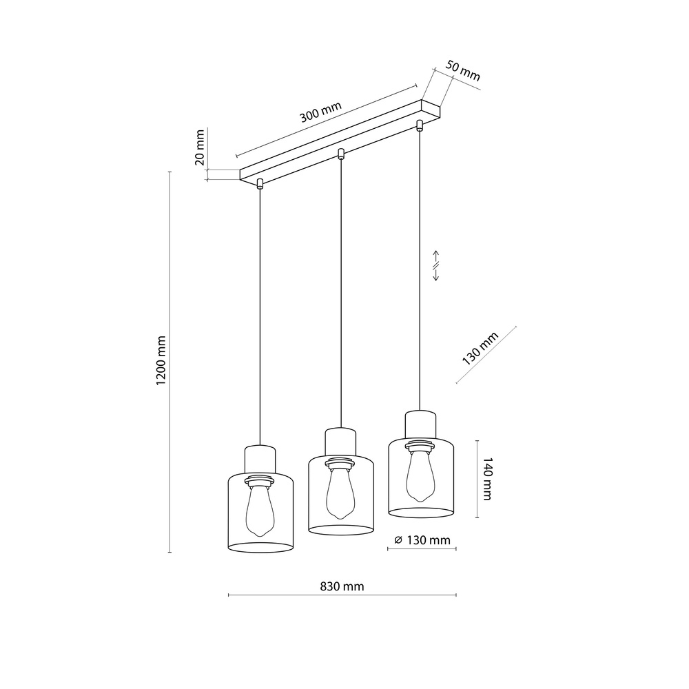 ORSON LAMPA WISZĄCA 3
