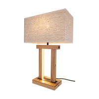 Lampa stołowa HAKON drewno dębowe DIMM 7037403611781