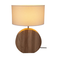 Lampa stołowa LOGAN drewno dębowe 7017411611524