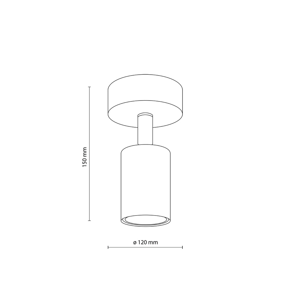 NEX SABIA LAMPA SUFITOWA 1XGU10
