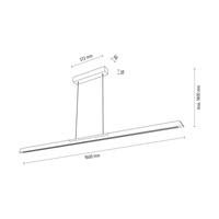 Lampa wisząca JONAS drewno dębowe DIMM Up&Down 1037410100000