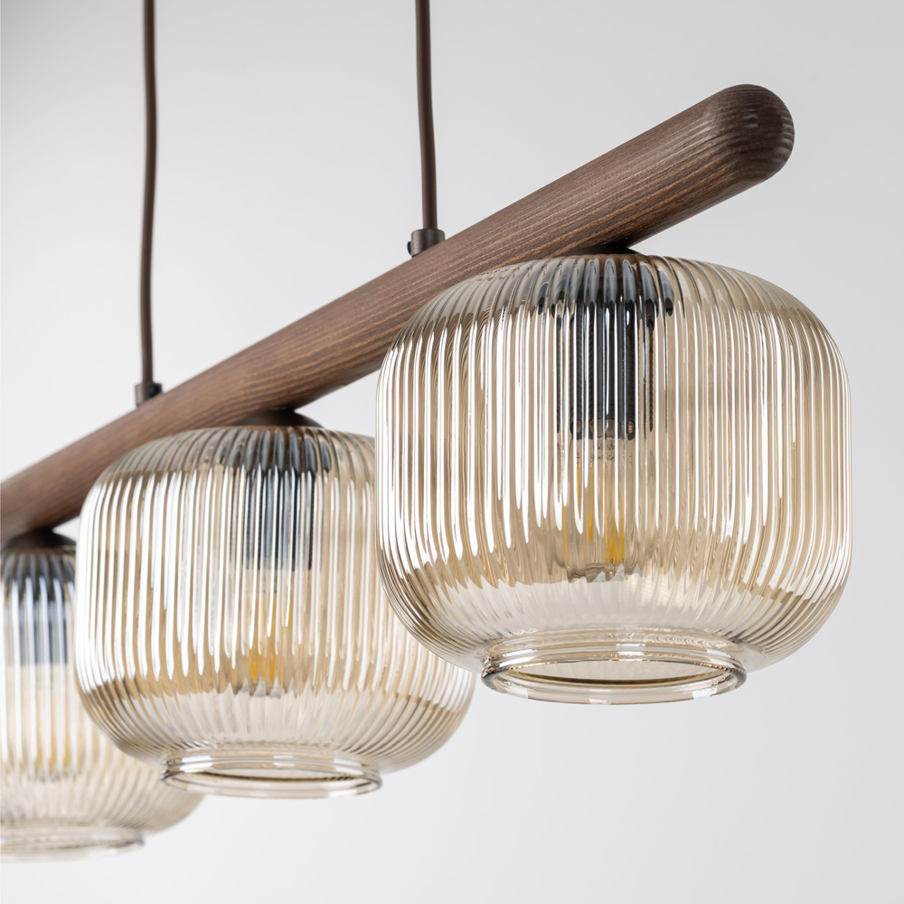 SALVIA BROWN LAMPA WISZACA 3XE14