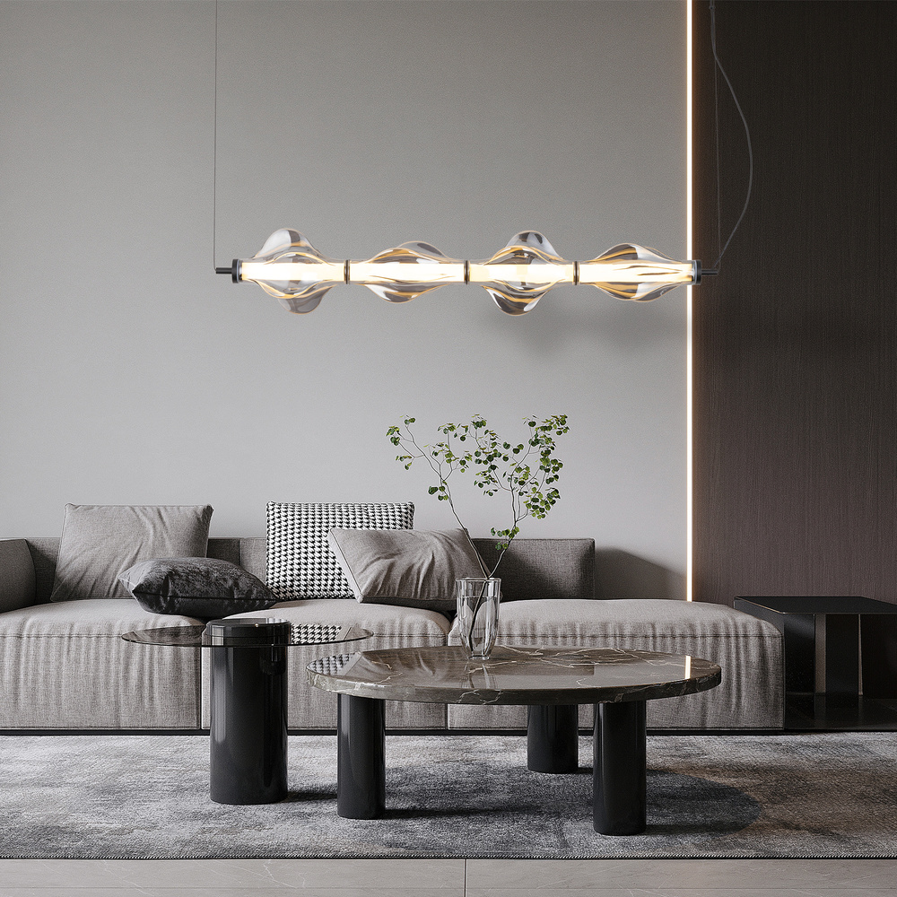 ELVA BLACK LAMPA WISZĄCA LED 30W