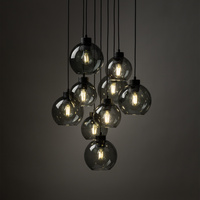 CUBUS GRAPHITE LAMPA WISZĄCA 9 KOŁO