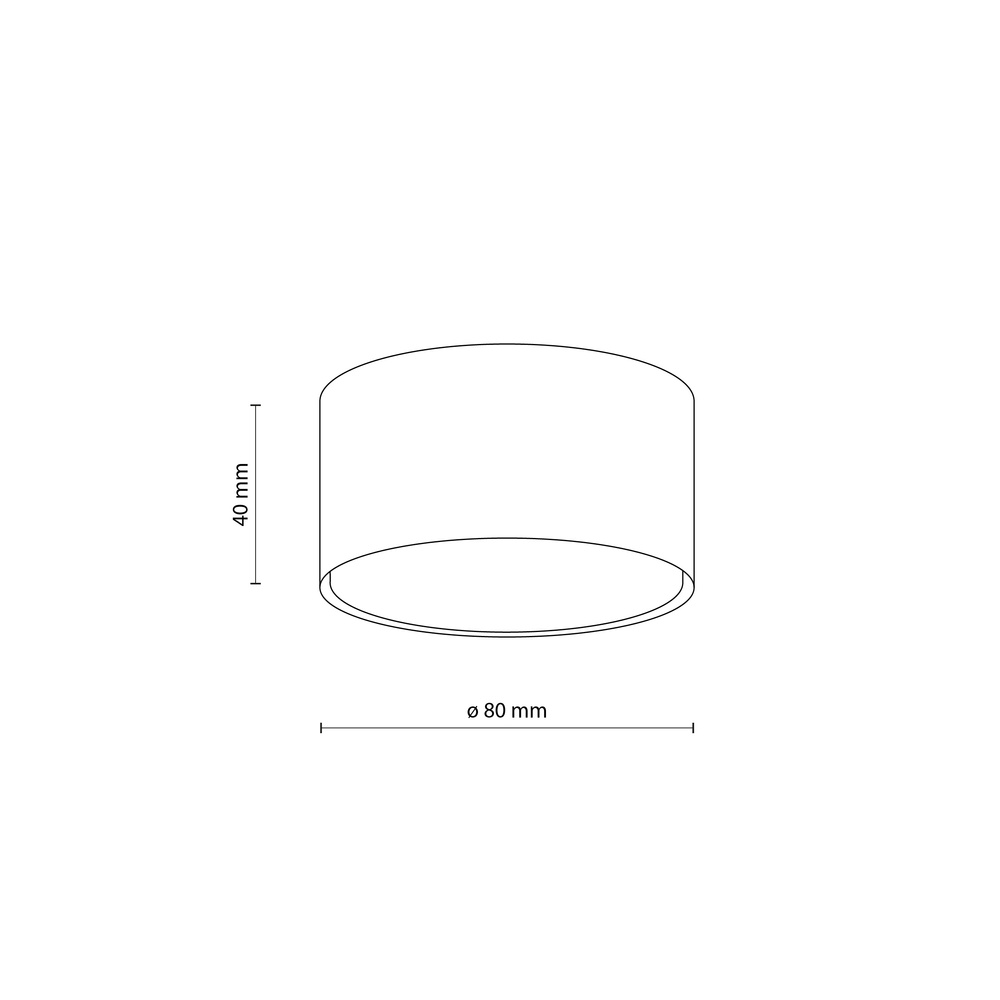 TOP BLACK LAMPA SUFITOWA 1 GX53
