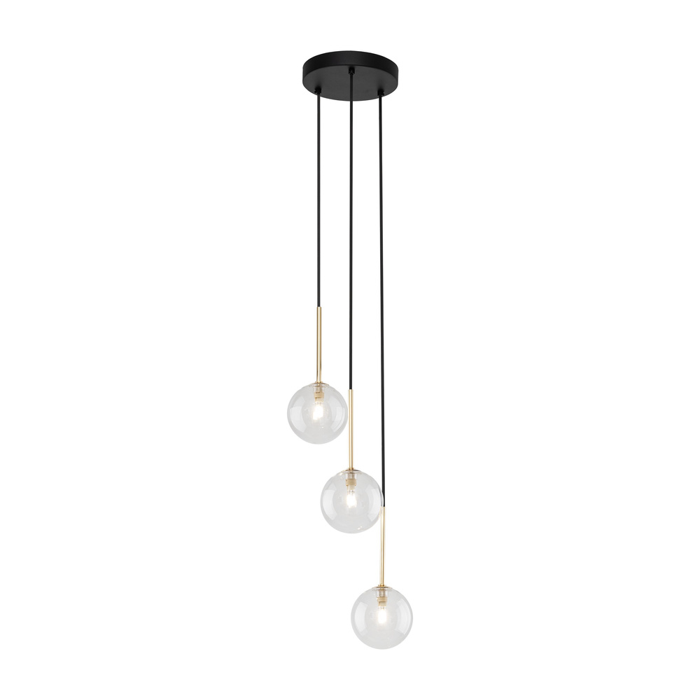 NILOS BLACK / GOLD LAMPA WISZACA 3