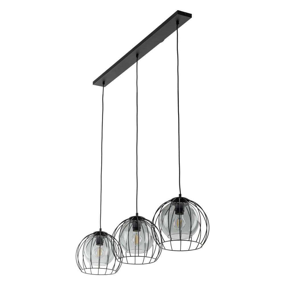 UNIVERSO BLACK LAMPA WISZĄCA 3 PŁ