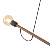 HELIX WOOD ORZECH LAMPA WISZACA 2
