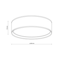 BILBAO BEIGE/GOLD LAMPA SUFITOWA 4 600