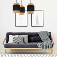 BOHO BLACK LAMPA WISZĄCA 3