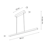 Lampa wisząca RAZMUS drewno dębowe DIMM Up&Down 1010421700000