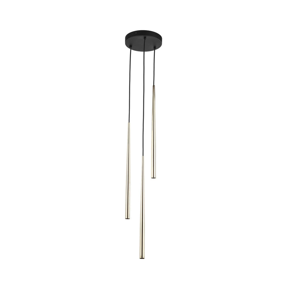 PIANO BLACK GOLD LAMPA WISZACA 3