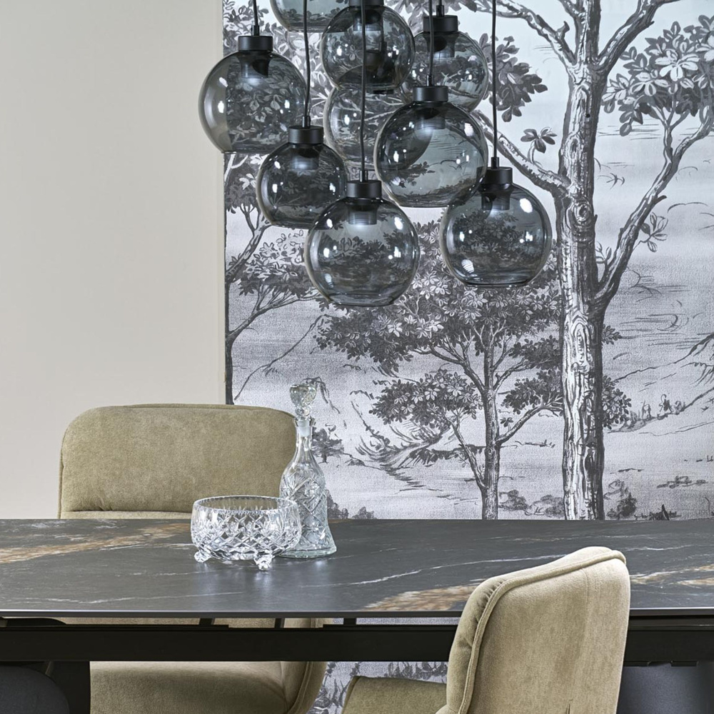 CUBUS GRAPHITE LAMPA WISZĄCA 9 KOŁO