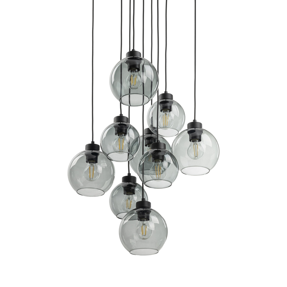 CUBUS GRAPHITE LAMPA WISZĄCA 9 KOŁO