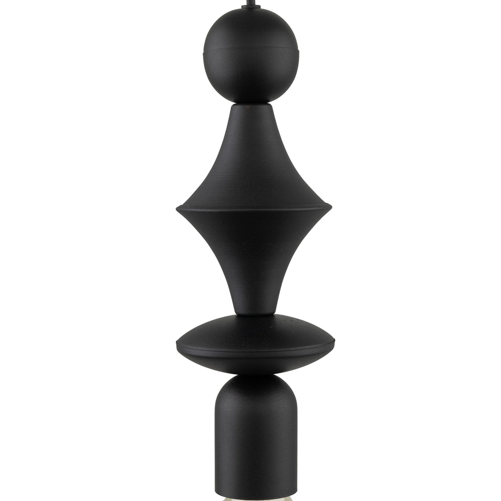 TOWER BLACK LAMPA WISZACA 1XE27