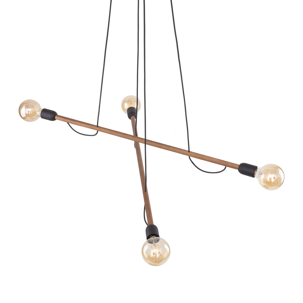 HELIX WOOD ORZECH LAMPA WISZĄCA 4