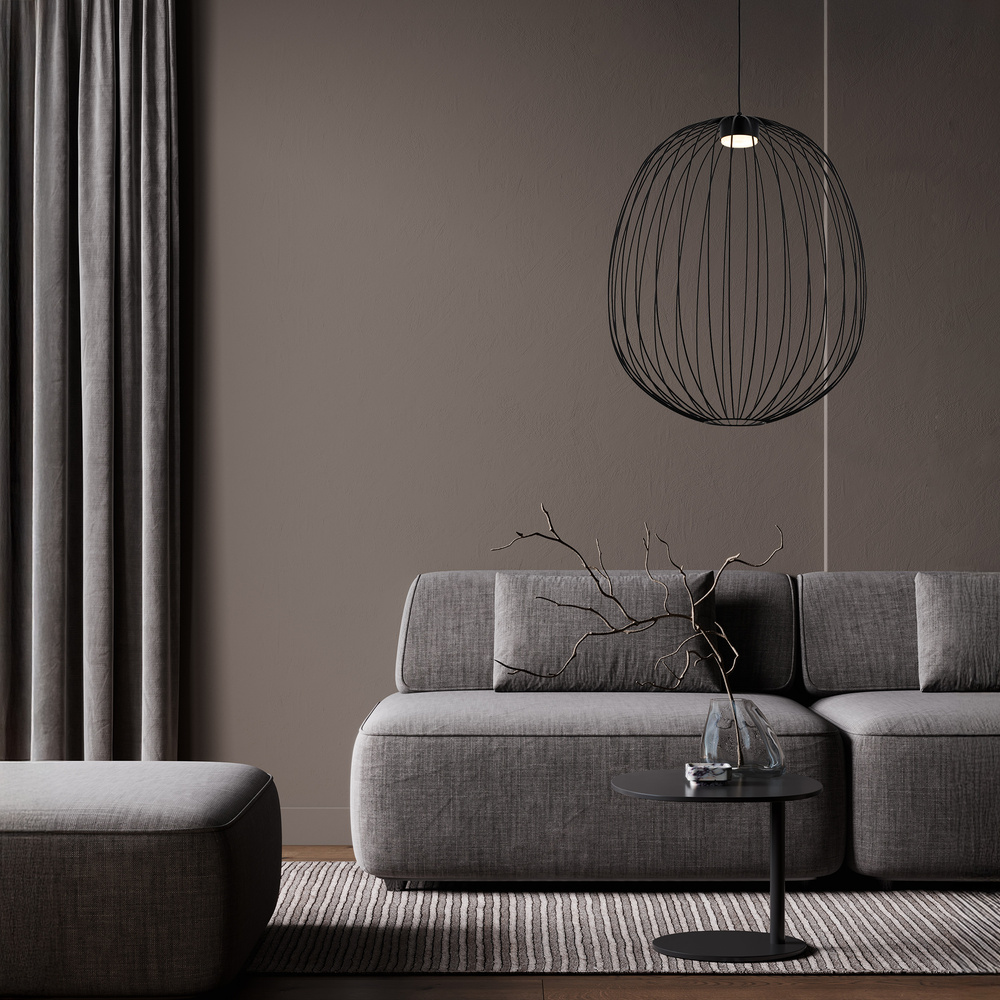 SPHERA L BLACK LAMPA WISZĄCA 1XGX53