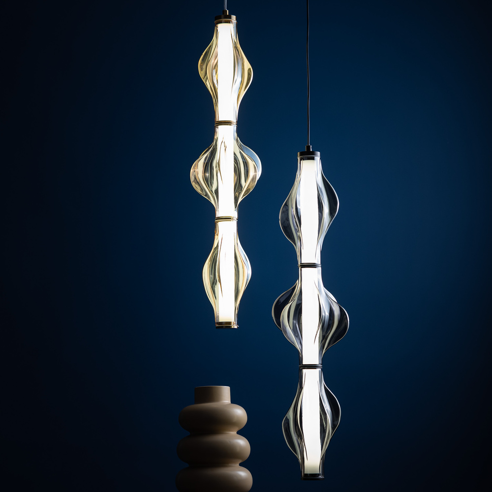 ELVA BRASS LAMPA WISZĄCA LED 22W