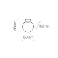 CELESTE LAMPA SUFITOWA 1