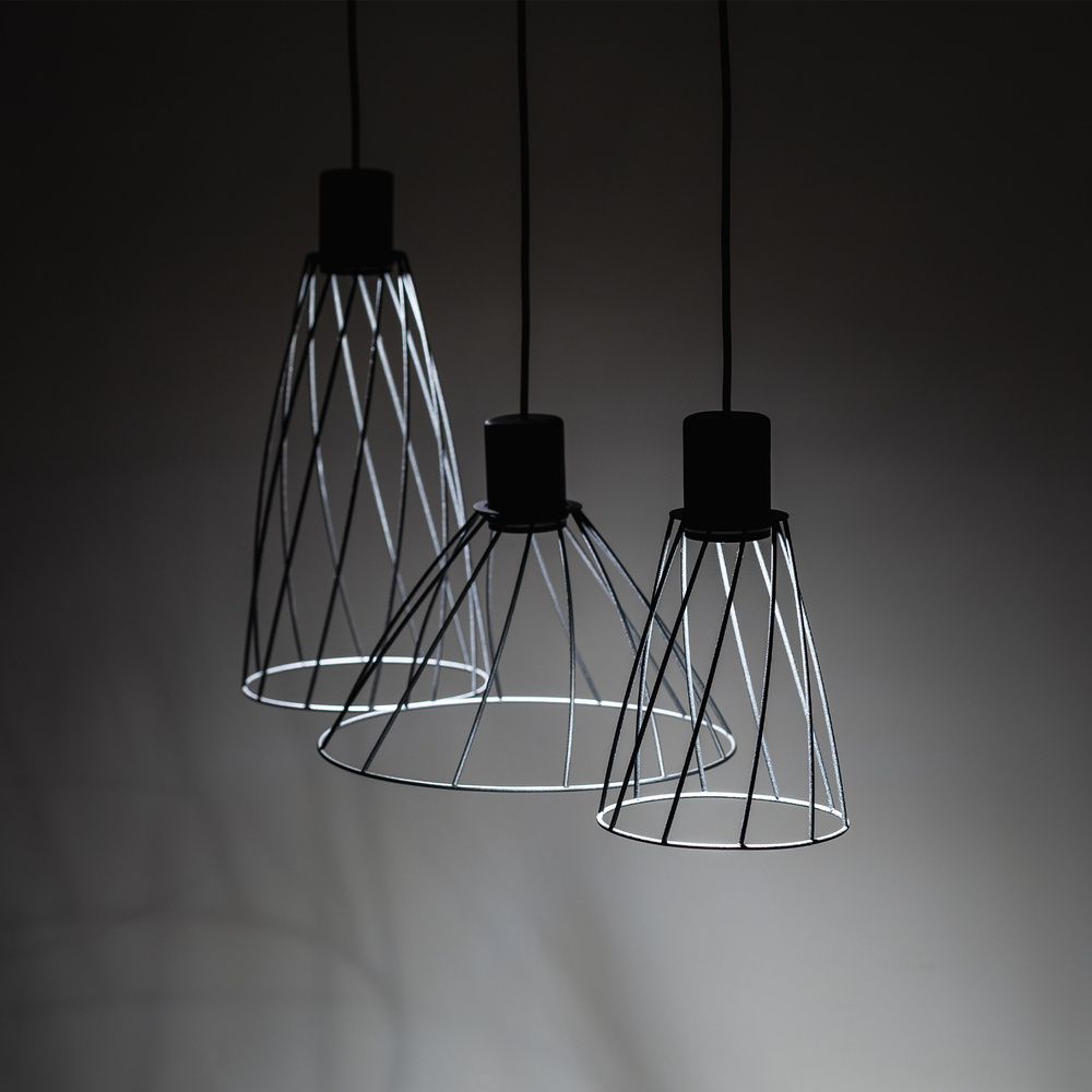 MODESTO BLACK LAMPA WISZACA 3