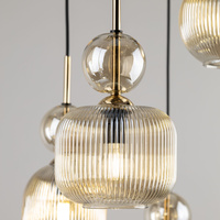 SOPHIA COGNAC LAMPA WISZĄCA 6XE14