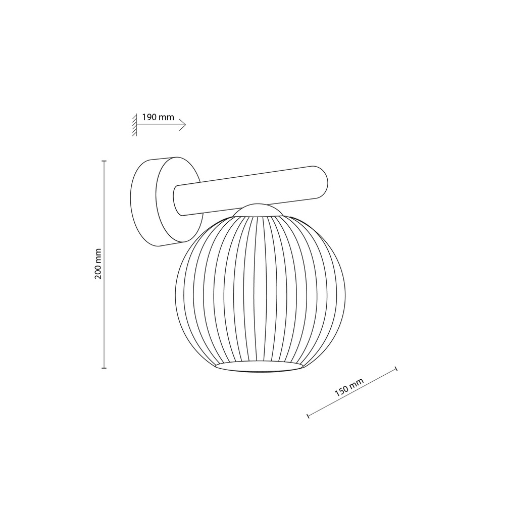 VIRLO WHITE KINKIET 1XE14
