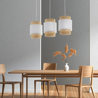 BOHO WHITE LAMPA WISZĄCA 3 LISTWA